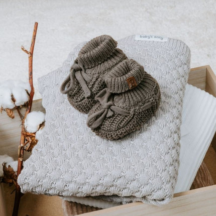 Baby's Only Wiegdeken Sky - Chunky Urban Taupe - Baby's Only - Babywinkel - 8720512366679