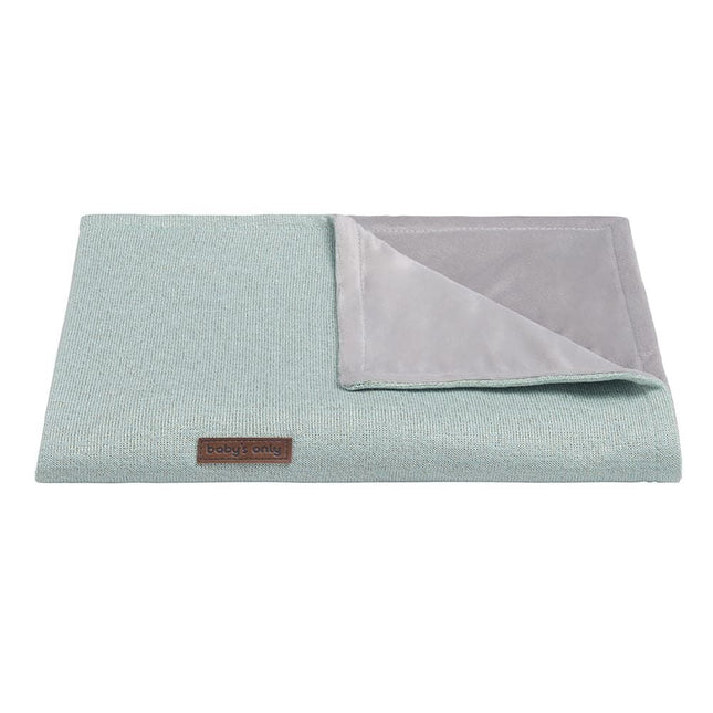 Baby's Only Wiegdeken Soft Sparkle Melee Goudmint koop je bij Babywinkel