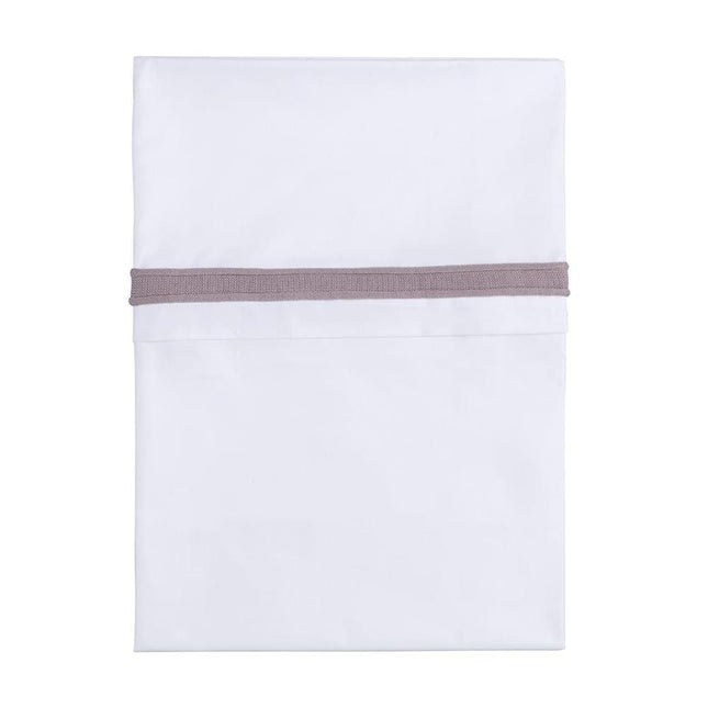 Baby's Only Wieglaken Gebreide Bies Lavendel/Wit koop je bij Babywinkel
