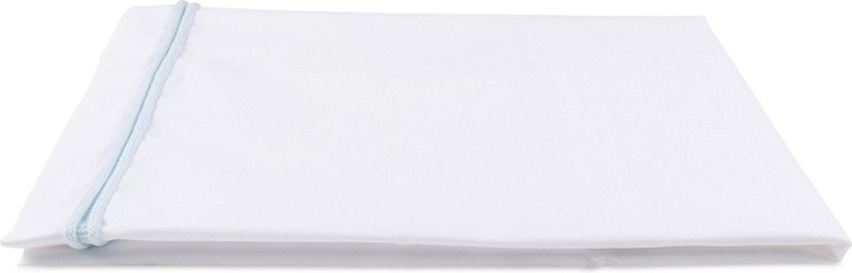 Baby's Only Wieglaken Gebreide Bies Poederblauw/Wit koop je bij Babywinkel