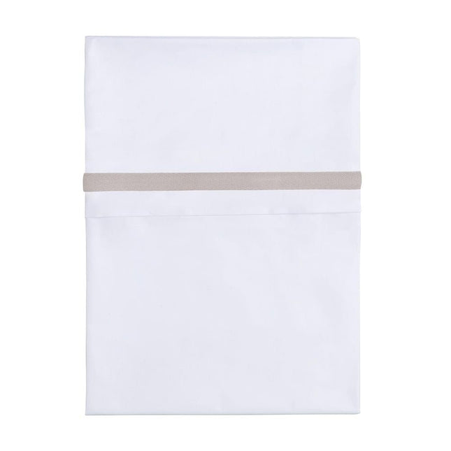 Baby's Only Wieglaken Geweven Bies Kiezelgrijs/Wit koop je bij Babywinkel