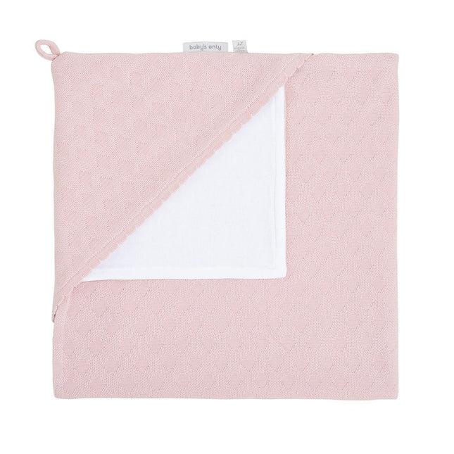 Baby's Only Wikkeldeken Baby Chenille Reef Misty Pink koop je bij Babywinkel