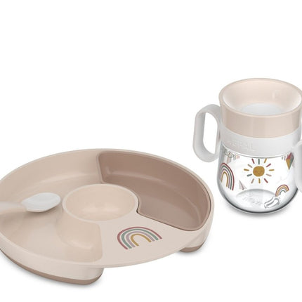 Babyserviesset Mepal Mio 3 - delig - Sunshine & Rainbow - Babywinkel - 8720294048985