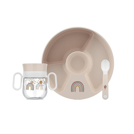 Babyserviesset Mepal Mio 3 - delig - Sunshine & Rainbow - Babywinkel - 8720294048985