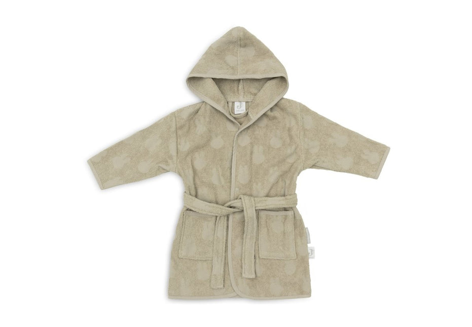 Jollein Badjas Baby Miffy Jacquard Olive Green 1 - 2 Jaar koop je bij Babywinkel