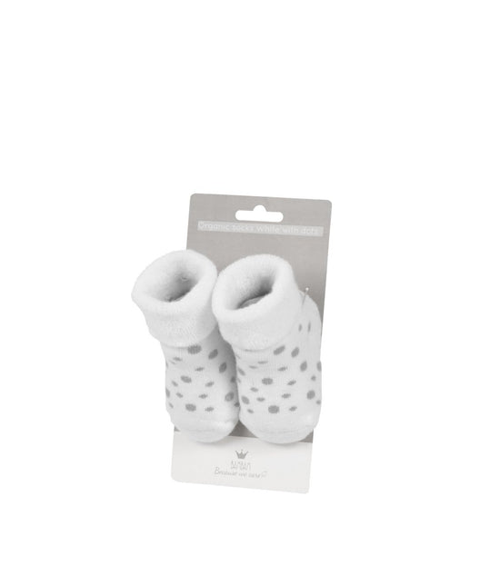 BamBam Babysokjes Sokken Met Dots Wit koop je bij Babywinkel