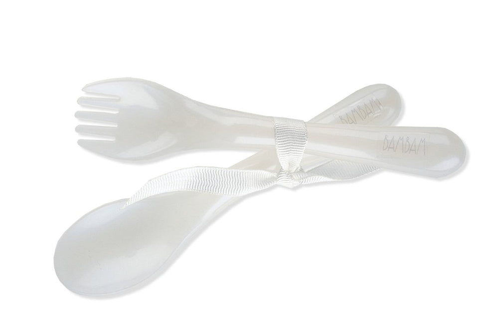 BamBam Kinder Servies Tafelmanieren Vork, Lepel koop je bij Babywinkel