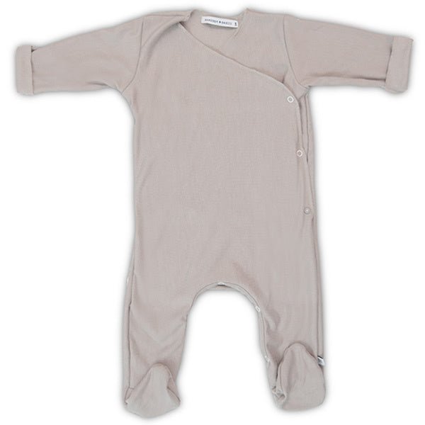 Bamboom Baby Jumpsuit Met Voetjes Sand koop je bij Babywinkel