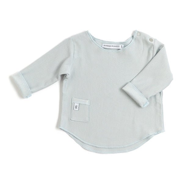 Bamboom Baby Shirt Lange Mouw Licht Blauw koop je bij Babywinkel