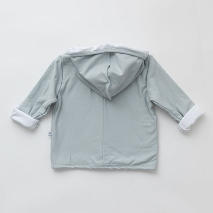 Bamboom Baby Vestje Met Capuchon Licht Blauw - Bamboom - Babywinkel - 8053306052114