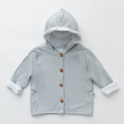 Bamboom Baby Vestje Met Capuchon Licht Blauw - Bamboom - Babywinkel - 8053306052114