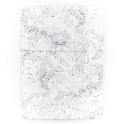 Bamboom Ledikantlaken Swans 110x140cm - Bamboom - Babywinkel - 8058480318353