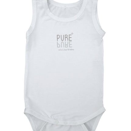 Bamboom Romper Schoudersluiting Wit koop je bij Babywinkel