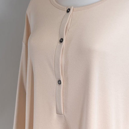 Bamboom Voedingsshirt Nude Pink - Bamboom - Babywinkel - 8054117838232