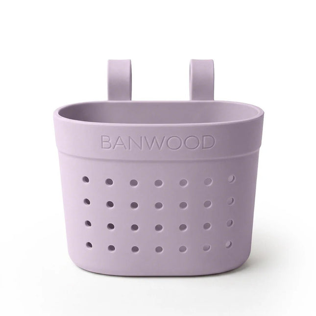 Banwood Kinderstep- en Fietsmandje Pin & Ride Lavender koop je bij Babywinkel
