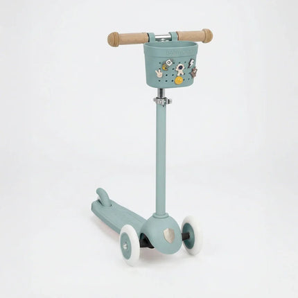 Banwood Kinderstep- en Fietsmandje Pin & Ride Teal koop je bij Babywinkel