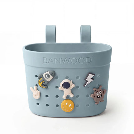 Banwood Kinderstep- en Fietsmandje Pin & Ride Teal koop je bij Babywinkel