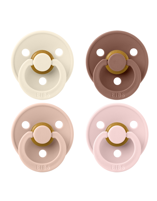 <tc>BIBS</tc> Tamaño de la tetina 1 Color Marfil/Azul/Arcea/Azul 4 piezas