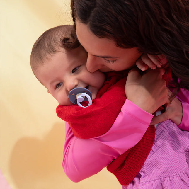 BIBS Spenen Pacifier Studio Fusion 2 pack Baby blue/petrol Speenmaat 3