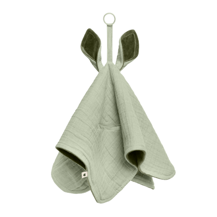 BIBS Hydrofielen Doek Kangaroo Sage/Hunter Green 40x40cm - BIBS - Babywinkel - 5713795231294