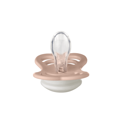 BIBS Speen Maat 1 Blush Night Supreme Silicone - BIBS - Babywinkel - 5713795223589
