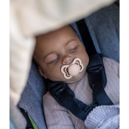 BIBS Speen Maat 1 Blush Night Supreme Silicone - BIBS - Babywinkel - 5713795223589