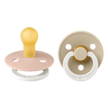 BIBS Speen Maat 1 Blush Night/Vanilla Night 2st - BIBS - Babywinkel - 5713795210015