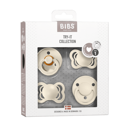 BIBS Speen Maat 1 Ivory Testpakket - BIBS - Babywinkel - 5713795217069