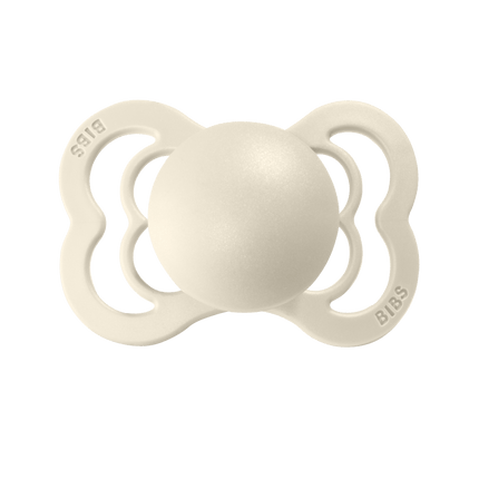 BIBS Speen Maat 1 Ivory/Blush Supreme Silicone 2st - BIBS - Babywinkel - 5713795209606