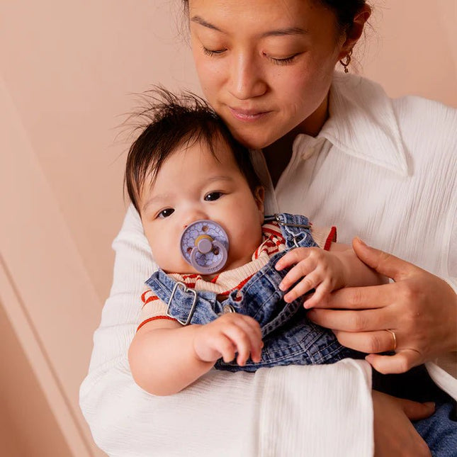 BIBS Speen Maat 1 Jasmin/Fossil Grey 2St koop je bij Babywinkel