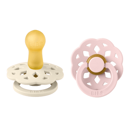 BIBS Speen Maat 1 Latex Boheme Ivory/Blossom 2st - BIBS - Babywinkel - 5713795229246