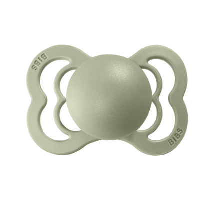 BIBS Speen Maat 1 Sage/Hunter Green Supreme Silicone 2st - BIBS - Babywinkel - 5713795199358