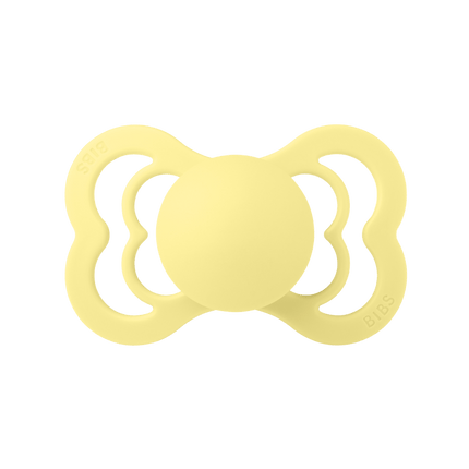 BIBS Speen Maat 1 Silicone Supreme Desert Sand/Sunshine 2st - BIBS - Babywinkel - 5713795230273