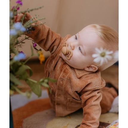 BIBS Speen Maat 1 Silicone Supreme Desert Sand/Sunshine 2st - BIBS - Babywinkel - 5713795230273