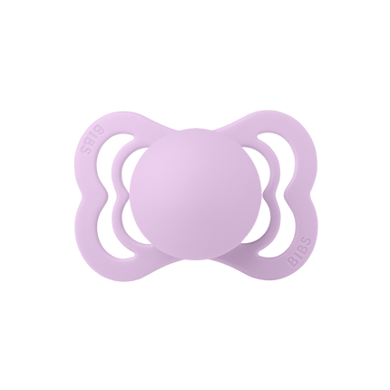 BIBS Speen Maat 1 Silicone Supreme Papaya/Violet Sky 2st - BIBS - Babywinkel - 5713795230310