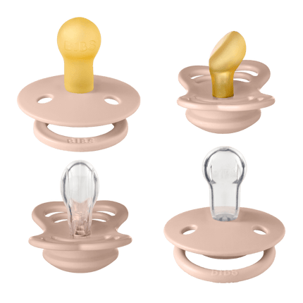 BIBS Speen Maat 1 Testpakket Blush - BIBS - Babywinkel - 5713795222872