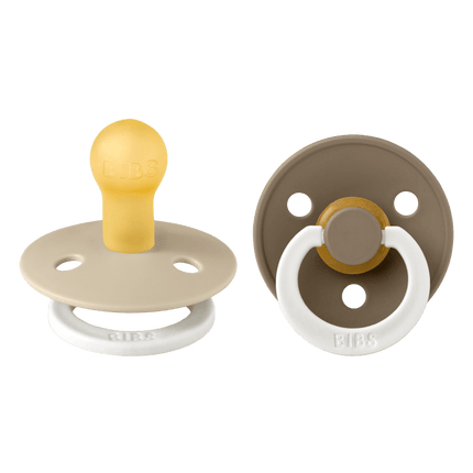 BIBS Speen Maat 1 Vanilla Night/Dark Oak Night 2st - BIBS - Babywinkel - 5713795210022