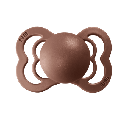 BIBS Speen Maat 1 Woodchuck/Blush Supreme Silicone 2st - BIBS - Babywinkel - 5713795199105