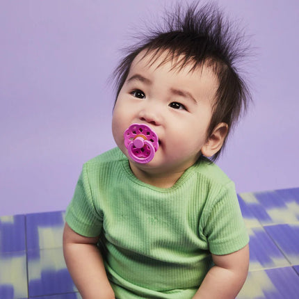 BIBS Spenen Maat 1 BOHEME Bubblegum/Peri 2st koop je bij Babywinkel