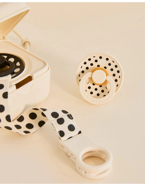 BIBS Spenen Maat 2 Studio Colour Polka Latex Ivory/Black 2st koop je bij Babywinkel