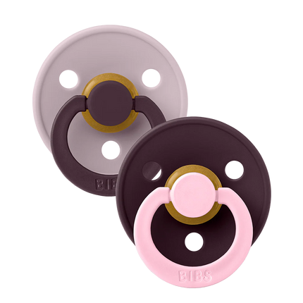 BIBS Spenen Pacifier Studio Fusion 2 pack Dusky lilac/Plum Speenmaat 2