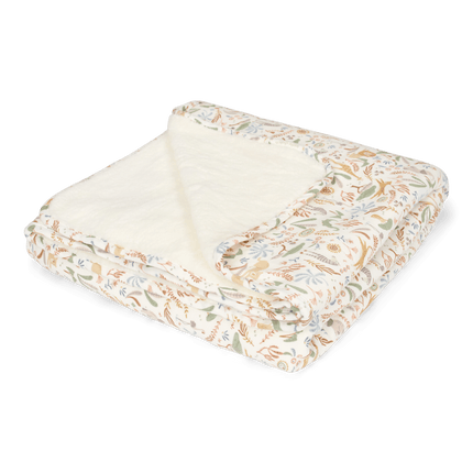 Little Dutch Manta para cuna de forro polar «Blooming Safari»
