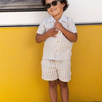 Blouse korte mouw Multi Stripe koop je bij Babywinkel