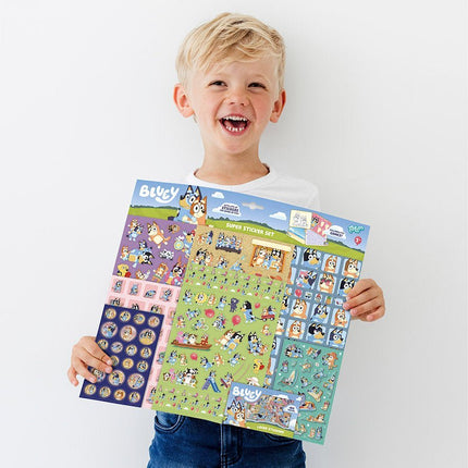 Bluey Stickers 7st - Babywinkel - 8714274290099