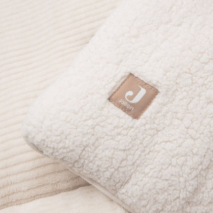 Boxkleed 100x100cm Cloudy Rib - Oatmeal - Babywinkel - 8717329399648