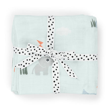Burp cloth 2 - pack Playground - Babywinkel - 5712643054955