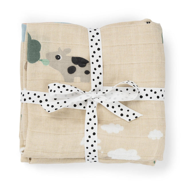 Done by Deer Monddoekje Tiny Farm 2St koop je bij Babywinkel