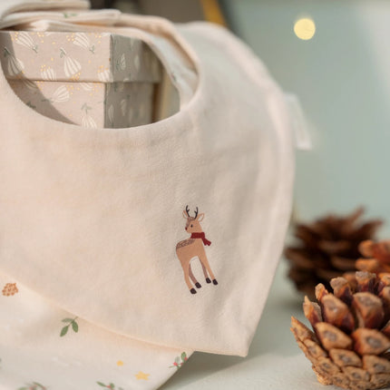 Pack de 2 baberos Bandana Little Christmas