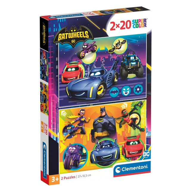 Clementoni Puzzel Batwheels 2X20St koop je bij Babywinkel