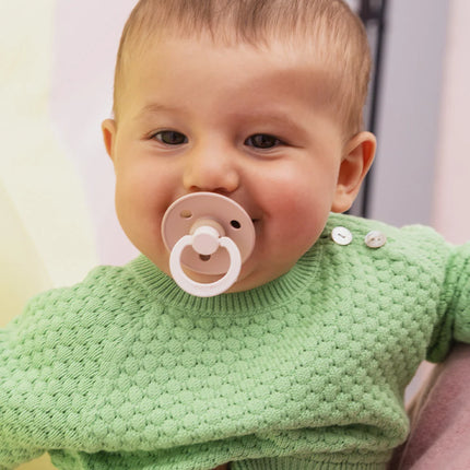 BIBS Spenen Pacifier Studio Fusion 2 pack Blush/Woodchuck speenmaat 3